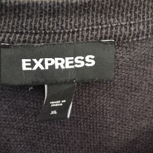 Men's Express black XL Henley shirt
